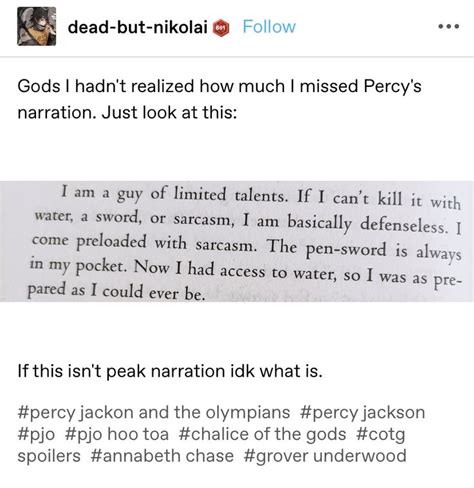 Percy Jackson Quotes Percy Jackson Characters Percy Jackson Books