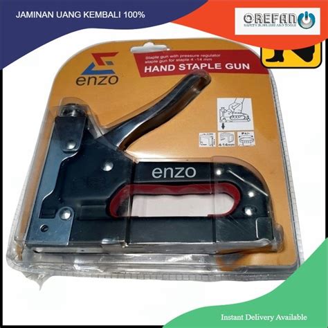 Jual Steples Tembak Staples Tangan Stapler Hand Gun Enzo Shopee Indonesia