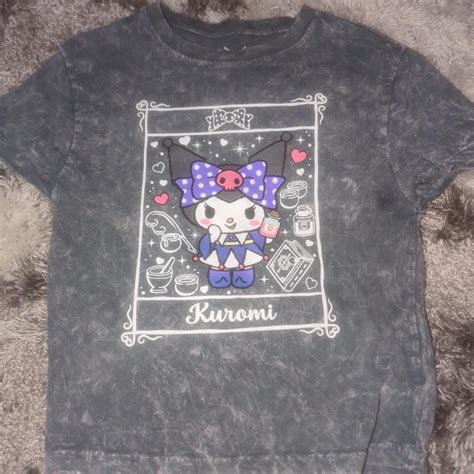 Hot Topic Kuromi Cropped T Shirt Only Tried On Depop