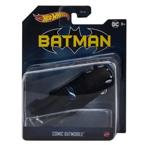 Carrinho Hot Wheels Batman Comic Batmobile Escala Mattel Shopee Brasil