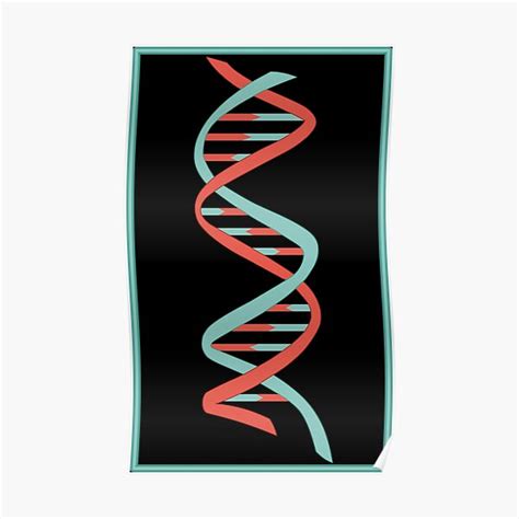 "DNA Double Helix" Poster for Sale by RoeArtwork | Redbubble