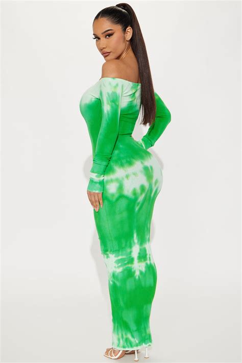 Eccentric Bizarre Maxi Dress Lime Fashion Nova Dresses Fashion Nova