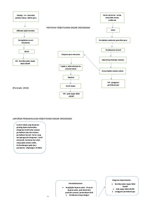 Pathway Kebutuhan Dasar Oksigenasi Pdf