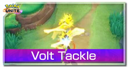 Volt Tackle Pikachu Move Effect And Cooldown Pokemon UNITEGame8