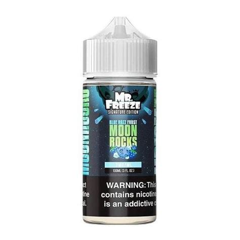 Essência Para Vaper Mr Freeze Signature Edition Blue Razz Frost Moon