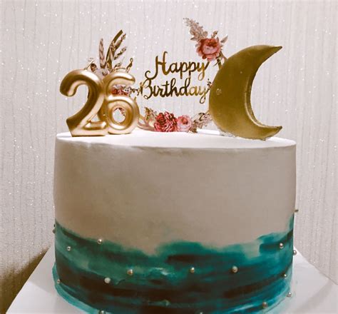 Birthday cake happy birthday moon cake decor birthday party 26 birthday ...