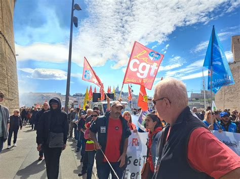 Gr Ve Du Avril Marseille Manifestants Selon Les Syndicats