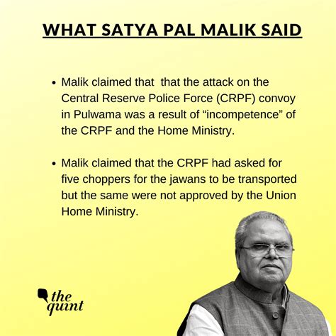 Satya Pal Malik Interview On Pulwama Trp Hogging Tactics Bjp On