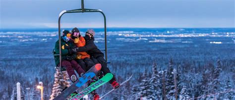 Anchorages Premier Ski And Snowboard Slope Hilltop Ski Area