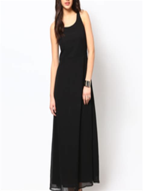 Buy Eavan Black Maxi Dress Dresses For Women 252576 Myntra