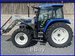 New Holland Ts Tractor With Loader Agricultural Farm Tractor