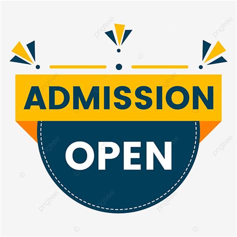 Admission Open Clipart Vector Transparent Admission Open Tag Vector