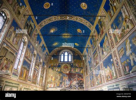 Scrovegni Chapel Or Arena Chapel With Frescoes By Giotto Di Bondone