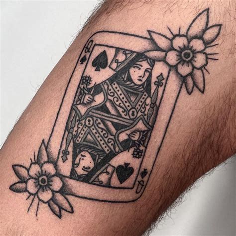 30 Queen Of Spades Tattoos Meaning And Symbolism