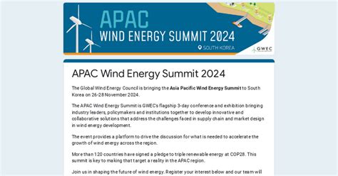 APAC Wind Energy Summit 2024