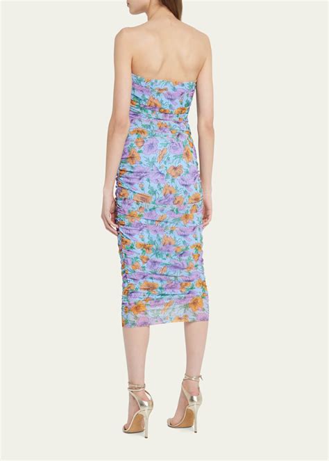 Veronica Beard Quiana Strapless Floral Bodycon Dress Bergdorf Goodman