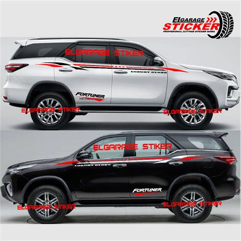 Jual Stiker Mobil Toyota Fortuner Cutting Stiker List Mobil Fortuner