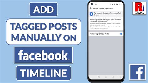 How To Add Tagged Posts Manually On Facebook Timeline Youtube