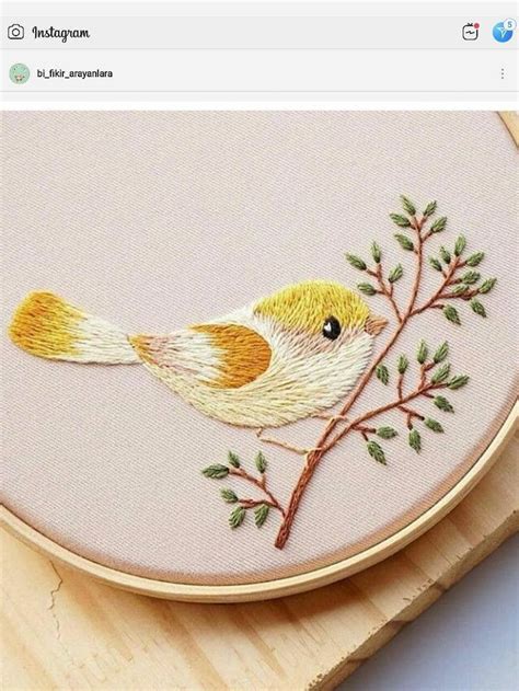 Fotos De Elza Chitko Em Bordados F Birds Embroidery Designs