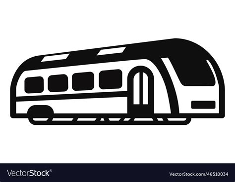 Cool Modern Flat Design Public Transport Vector Image