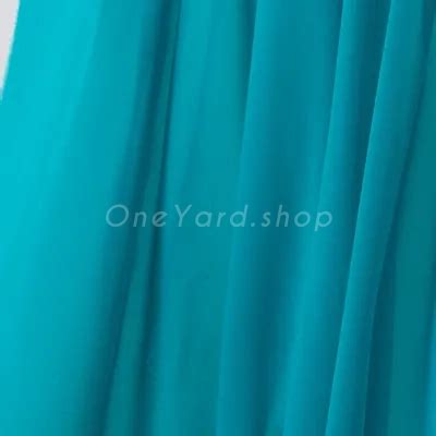 Delicate Pleated Solid Chiffon Fabric By The Yard Oneyard