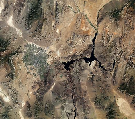 Lake Mead Near Las Vegas In Nevada Taken By Landsat 8 Satellite In 2014 Image By Usgs Esa