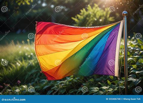 LGBT Rainbow Flag Gay Pride Celebration Stock Photo Image Of Transexual Bisexual 333406748