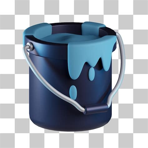 Premium PSD Paint Bucket Tool 3d Icon