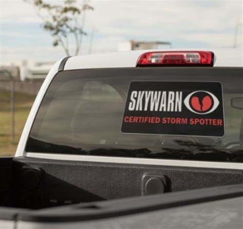 Certified Skywarn Storm Spotter Decal Etsy