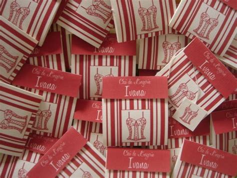 Convite Chá de Lingerie sachê de chá no Elo7 Paper K Conviteria 187226