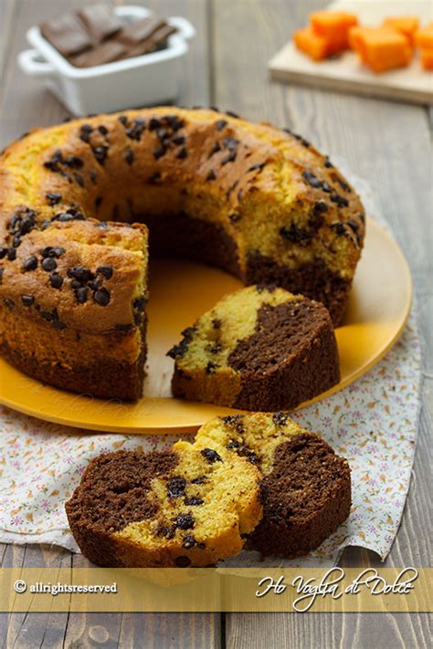 Ciambella Alla Zucca E Cioccolato Ricetta Ho Voglia Di Dolce