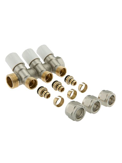 Гребенка распределительный коллектор для воды TDM Brass 110634124W ...