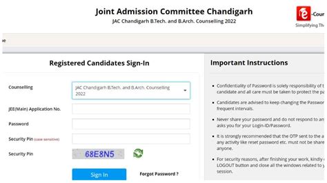 JAC Chandigarh Counselling 2022 Last Date To Register For First