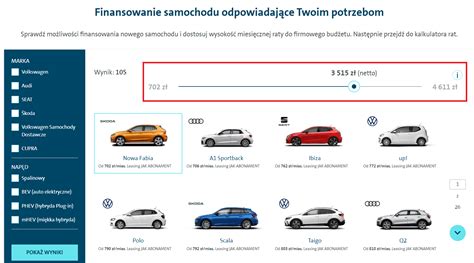 Kalkulator leasingu samochodu jak działa Mobilni pl