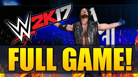 Wwe 2k17 Full Game Epic Matchesspots Stream Youtube