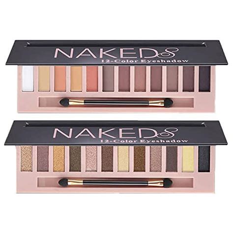 Pack Colors Makeup Naked Eyeshadow Palette Natural Nude Matte Shimmer Glitter Pigment Eye