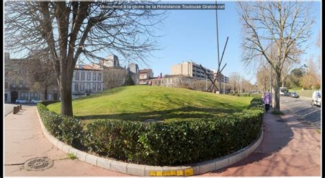 Monument à la gloire de la résistance Toulouse tourisme