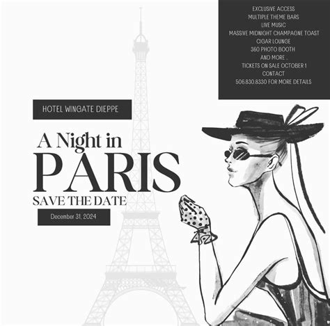 A Night In Paris New Years Eve 2024 69 Rue Du Marché Dieppe Nb