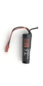 Amazon Titan Airsoft Battery HPA 7 4v 350mAh JST Sports Outdoors