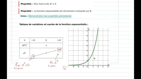 1maths Etude De La Fonction Exponentielle Variation Et Représentation Graphique Youtube