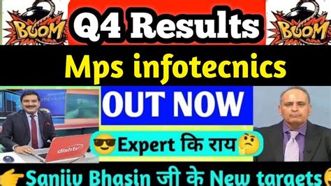 Mps Infotecnics Itd Share Latest News Visesh Infotech Latest News