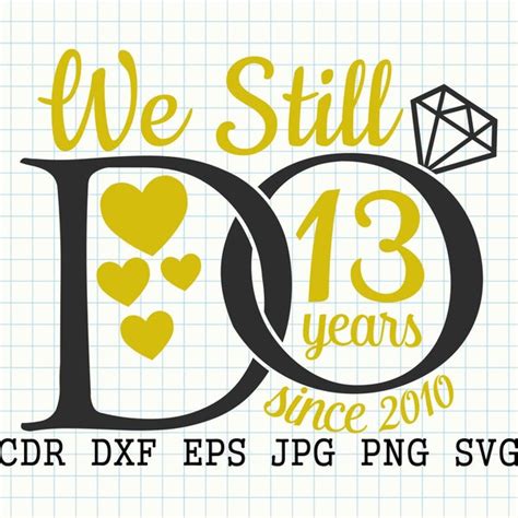 Anniversary Svg Etsy