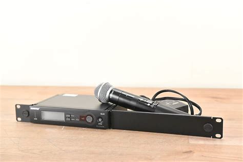 Shure Slx24sm58 Handheld Wireless System 470 494 Mhz Reverb