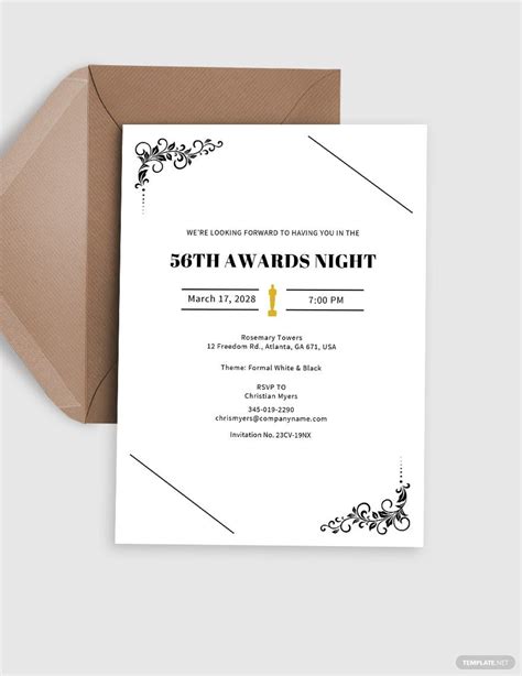 Official Invitation Letter For Award Ceremony Onvacationswall