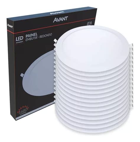 Lámpara plafón led de techo Avant Kit 15 Painéis LED 24W Luminária