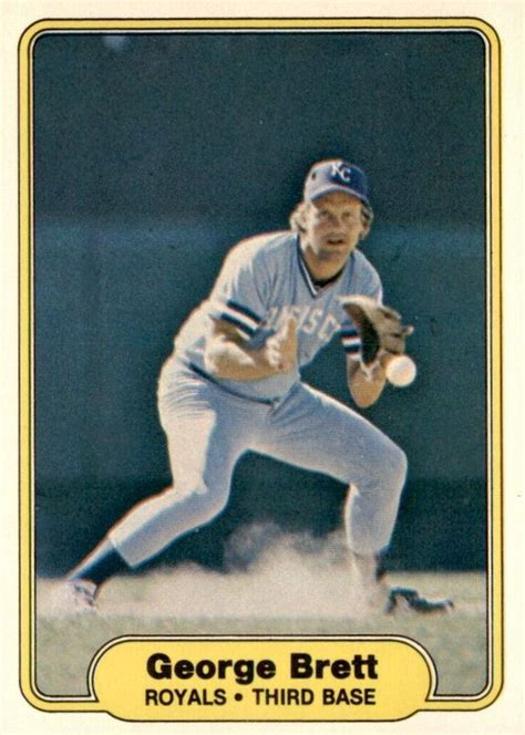 George Brett Baseball Cards Price Guide Sports Card Investor