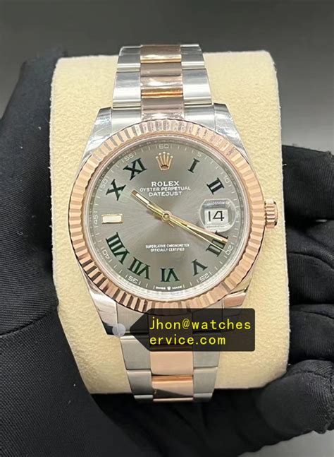 Rolex Wimbledon Datejust Super Clone 41mm 36mm Two Tone