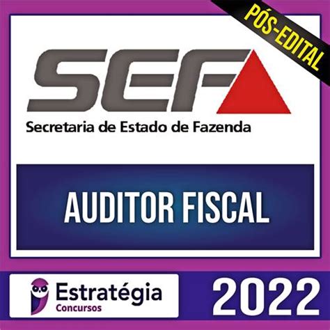 Rateio Sefaz Mg PÓs Edital 2022 Auditor Fiscal EstratÉgia