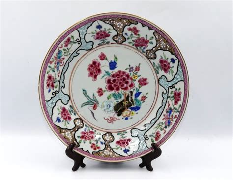 Famille Rose Bord Met Floraal Decor Porselein China Catawiki