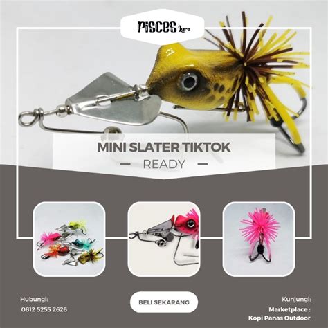 Jual Buzzbait Mini Slater Tektok Tiktok Gram Propeler Berisik Umpan